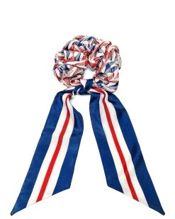 Casablanca Silk Twill Tail Scrunchie
