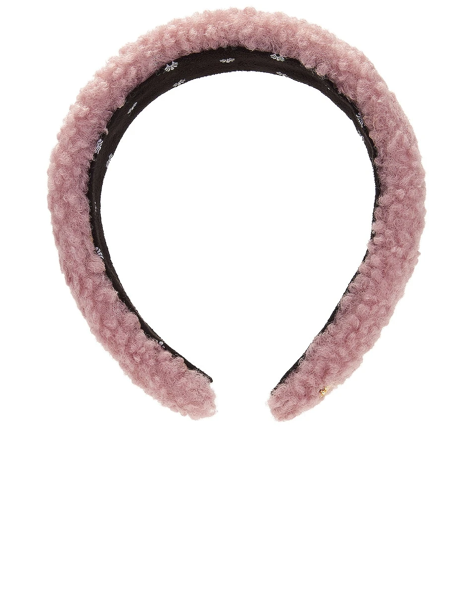 Lele Sadoughi Faux Shearling Alice Headband 3 Lele Sadoughi Faux Shearling Alice Headband