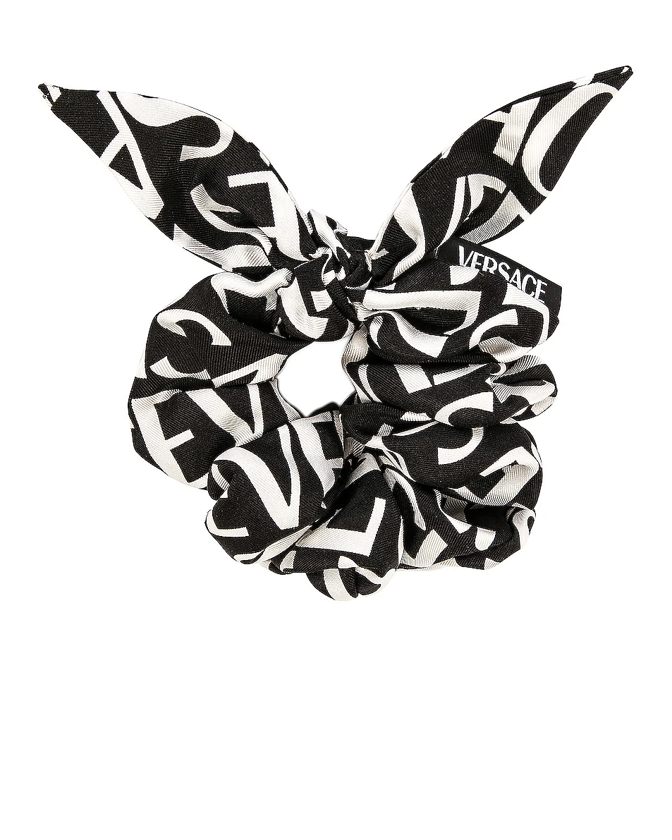 Versace All Over Logo Scrunchie 4 Versace All Over Logo Scrunchie - Image 2